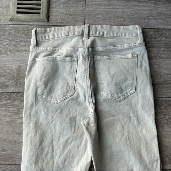 Joe’s High Rise Raw Hem Cropped Jeans  in Grey - Picture 12 of 12